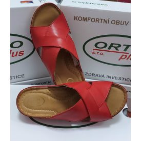 Orto Plus Bőr Papucs 