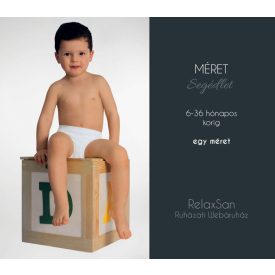   5901: Baby alsónadrág-Milk (tejszállal)) 6-36 hónapos korig egy méret - Fehér