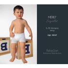 5911:  Baby short-Milk (tejszállal) 6-36 hónapos korig egy méret - fehér