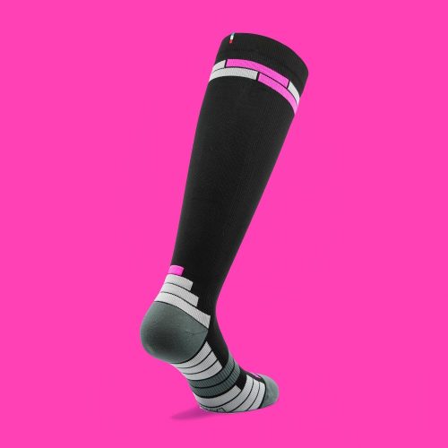 1030-01: Relaxsan kompressziós Sportzokni (18-22 mmHg) fekete/pink 3L