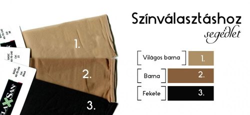 870: 140 den-es csipkés combfix (18-22 Hgmm) 5-világosbarna